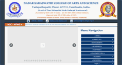 Desktop Screenshot of nscollege.org.in